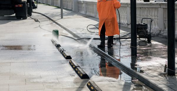 Parking Lot Pressure Washing in Wilkes Barre