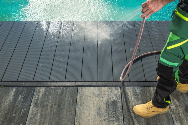 Pool Area Pressure Cleaning in Wilkes Barre