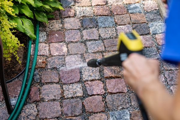 Paver Sidewalk Cleaning in Wilkes Barre