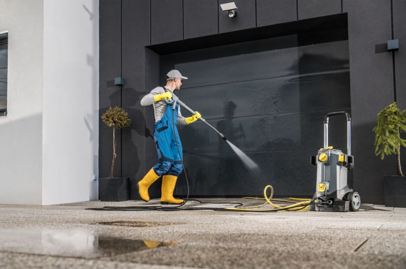 Garage Exterior Powerwashing